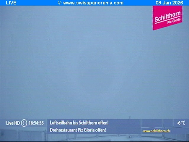 Archiv Foto Webcam Schilthorn (2.970 m)