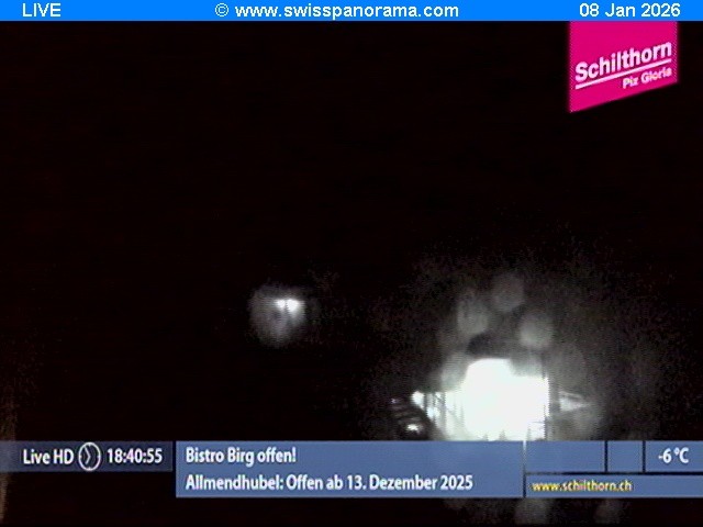 Archiv Foto Webcam Schilthorn (2.970 m)