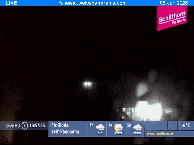 Archiv Foto Webcam Schilthorn (2.970 m)