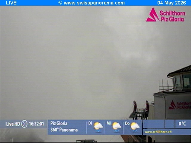 Archiv Foto Webcam Schilthorn (2.970 m)