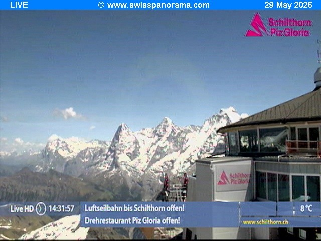 Archiv Foto Webcam Schilthorn (2.970 m)