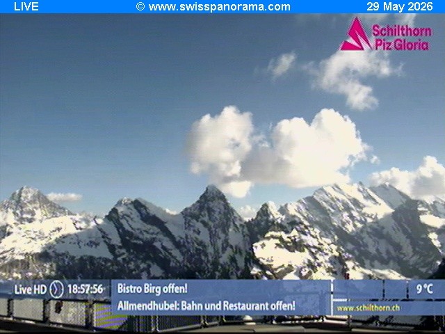 Archiv Foto Webcam Schilthorn (2.970 m)