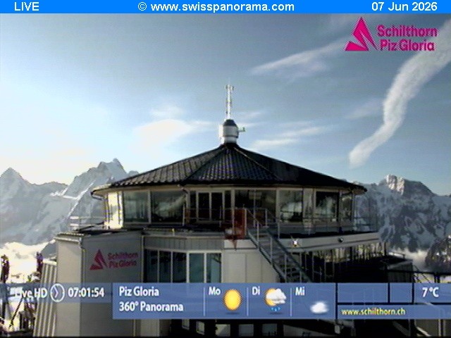 Archiv Foto Webcam Schilthorn (2.970 m)