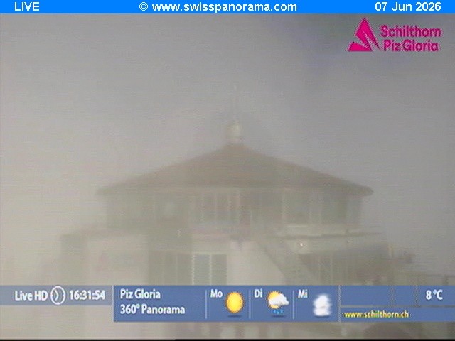 Archiv Foto Webcam Schilthorn (2.970 m)