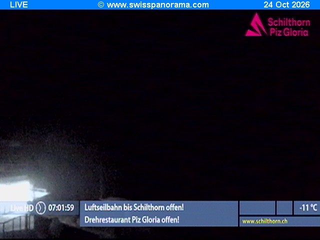 Archiv Foto Webcam Schilthorn (2.970 m)