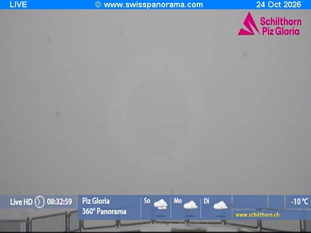 Archiv Foto Webcam Schilthorn (2.970 m)