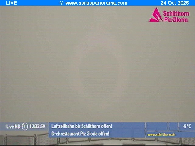 Archiv Foto Webcam Schilthorn (2.970 m)