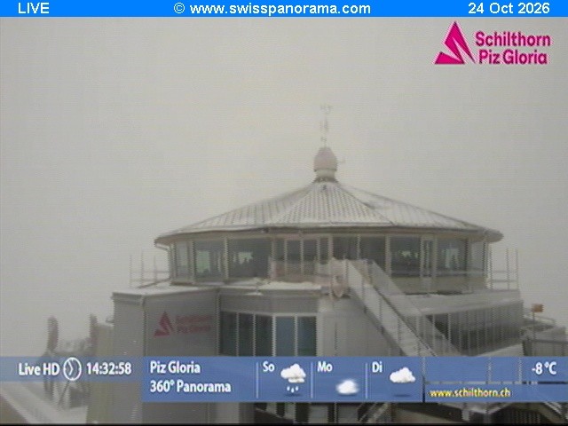 Archiv Foto Webcam Schilthorn (2.970 m)