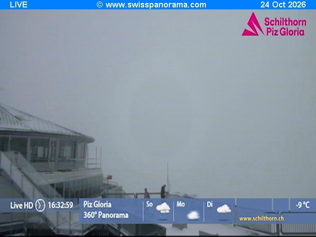 Archiv Foto Webcam Schilthorn (2.970 m)