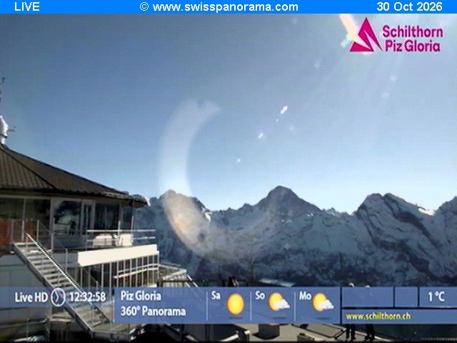 Archiv Foto Webcam Schilthorn (2.970 m)
