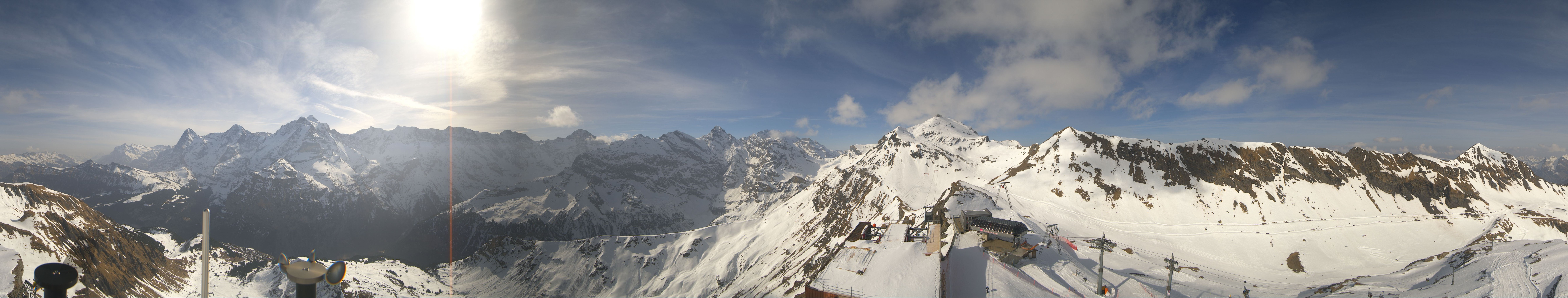 Archiv Foto Webcam Panoramacam Schilthorn Birg