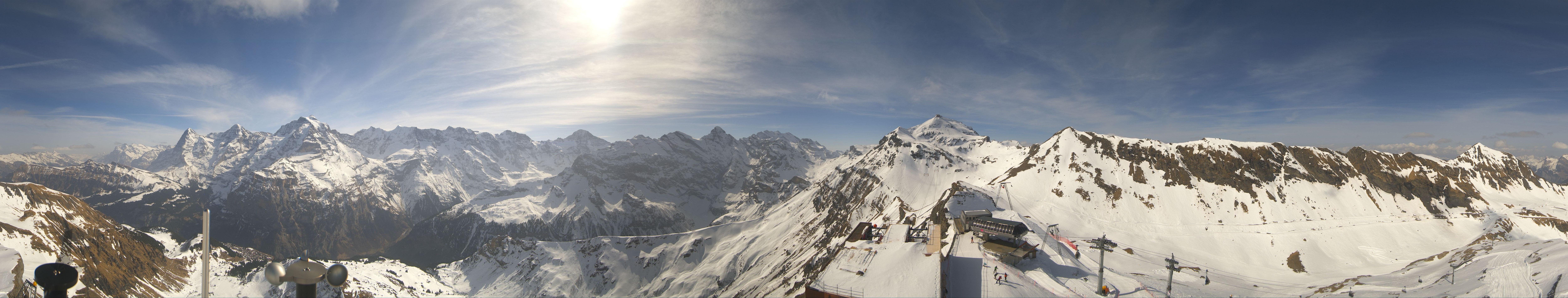 Archiv Foto Webcam Panoramacam Schilthorn Birg