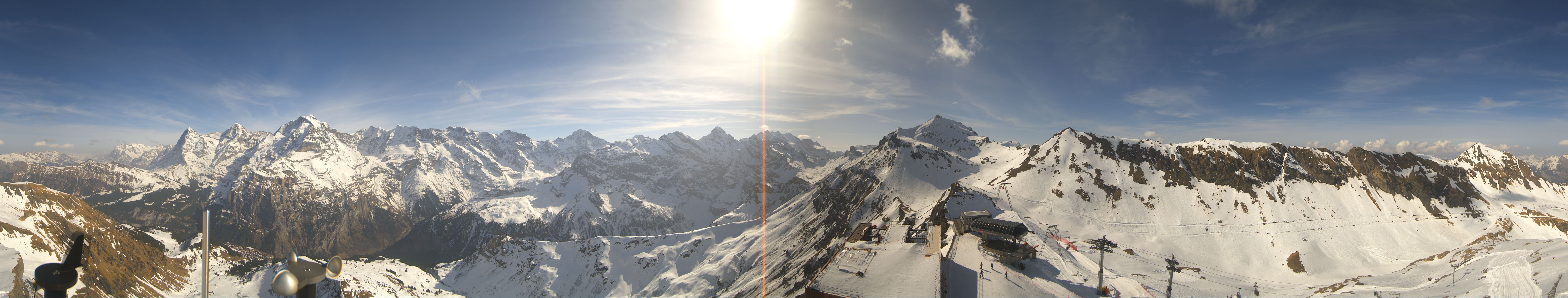 Archiv Foto Webcam Panoramacam Schilthorn Birg