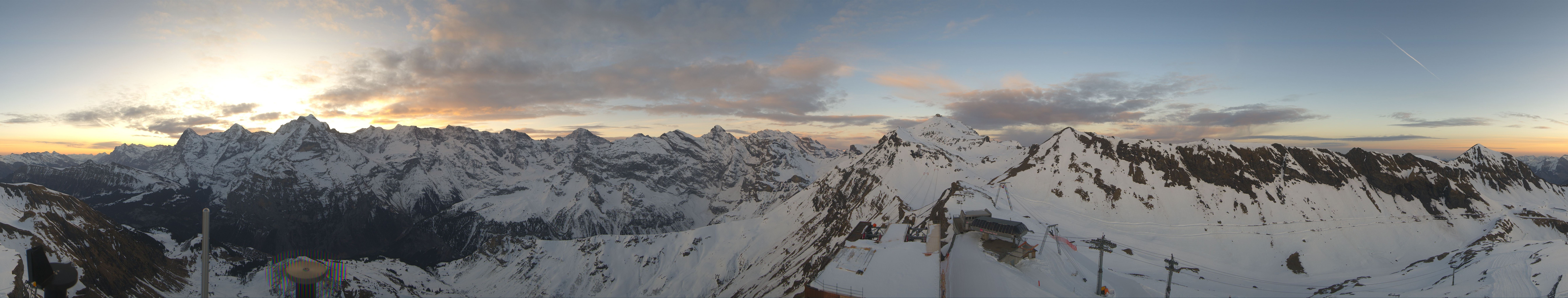 Archiv Foto Webcam Panoramacam Schilthorn Birg