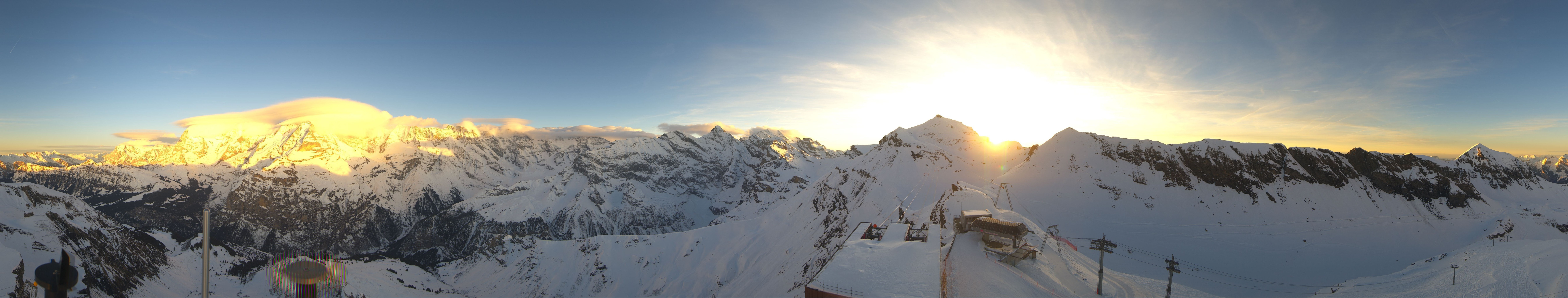 Archiv Foto Webcam Panoramacam Schilthorn Birg