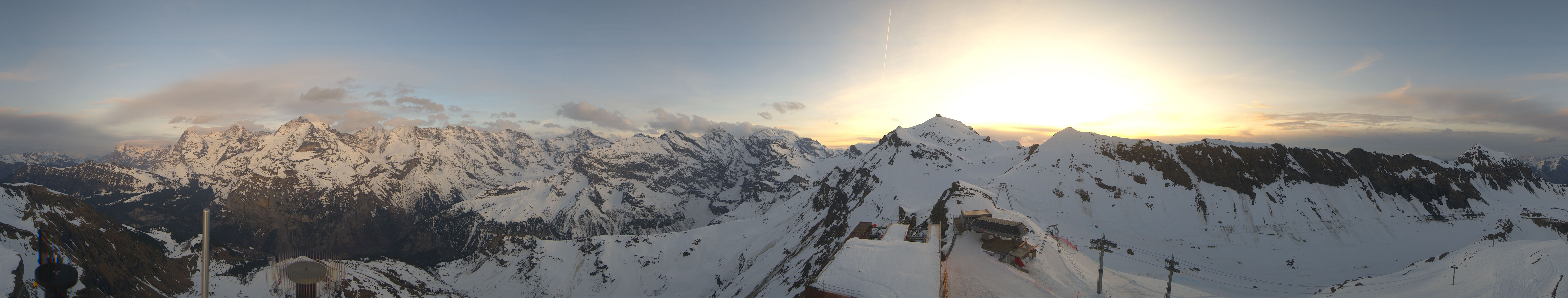 Archiv Foto Webcam Panoramacam Schilthorn Birg