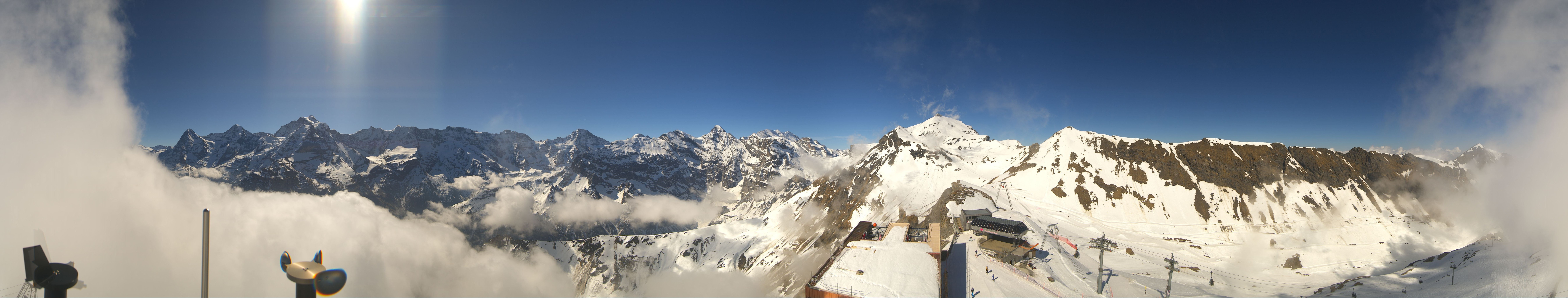 Archiv Foto Webcam Panoramacam Schilthorn Birg