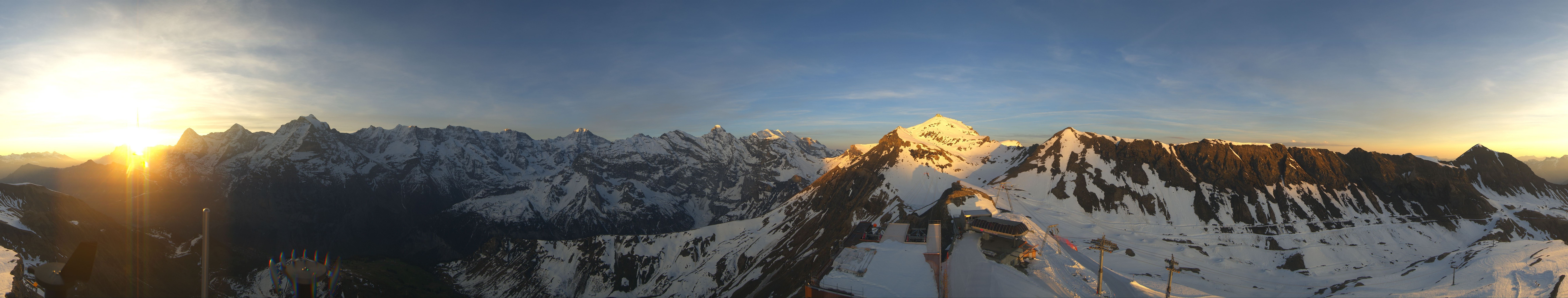 Archiv Foto Webcam Panoramacam Schilthorn Birg