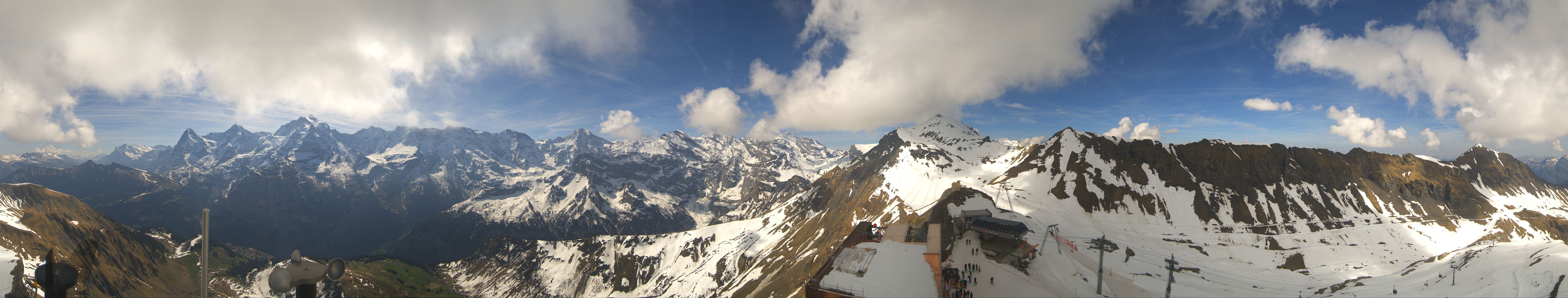 Archiv Foto Webcam Panoramacam Schilthorn Birg