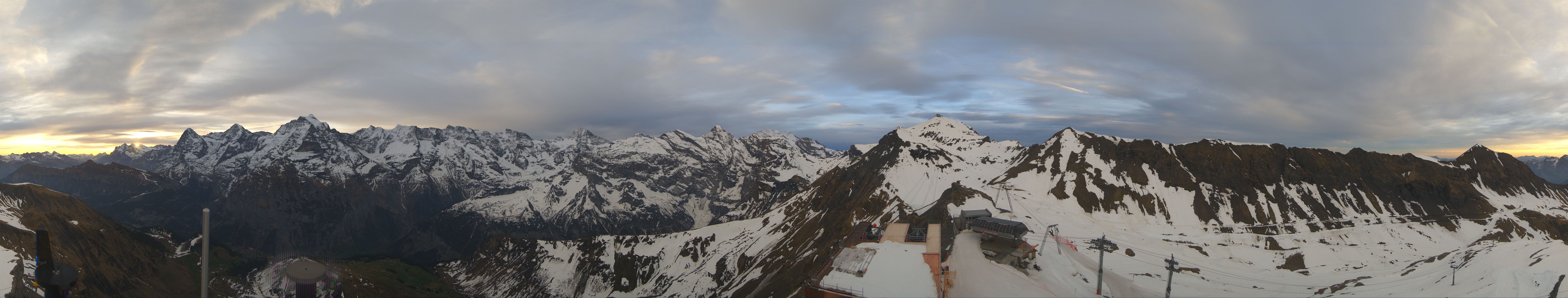 Archiv Foto Webcam Panoramacam Schilthorn Birg