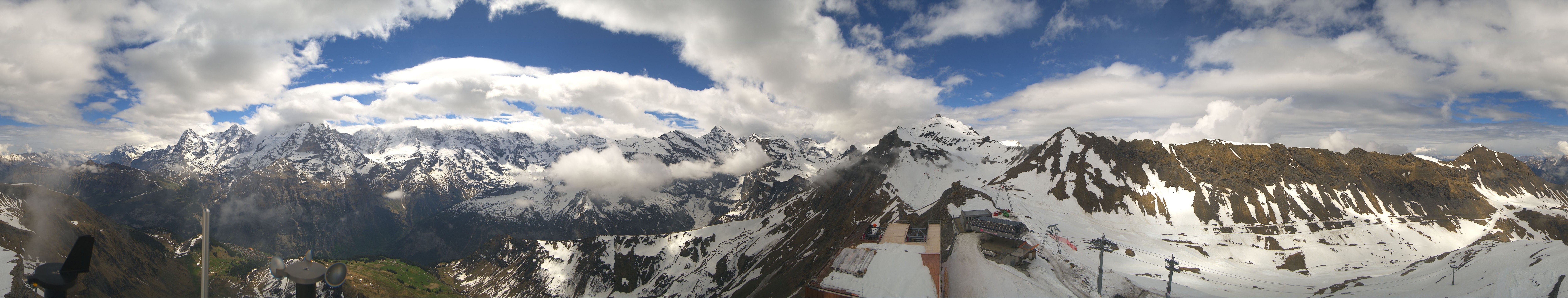 Archiv Foto Webcam Panoramacam Schilthorn Birg