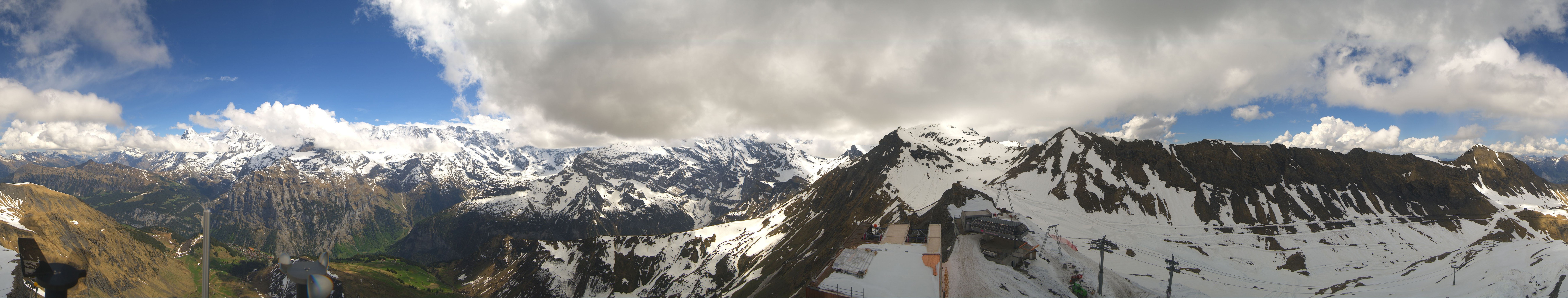 Archiv Foto Webcam Panoramacam Schilthorn Birg