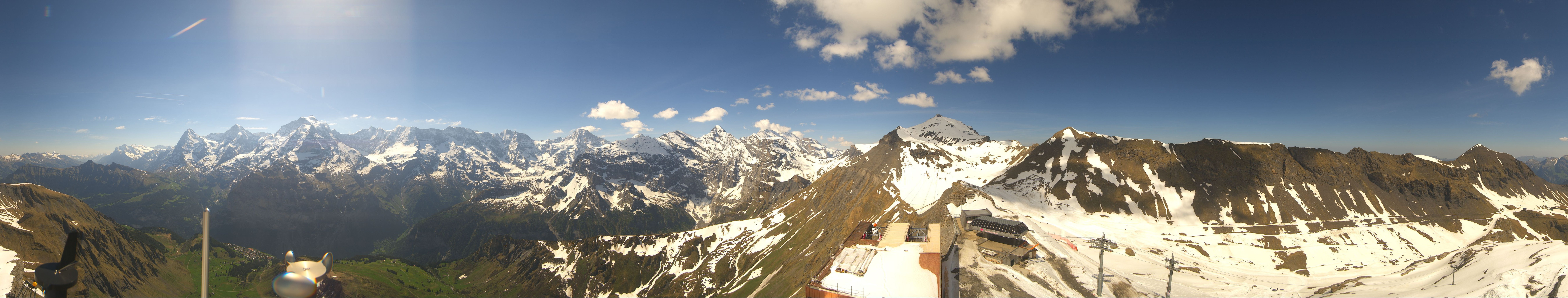 Archiv Foto Webcam Panoramacam Schilthorn Birg