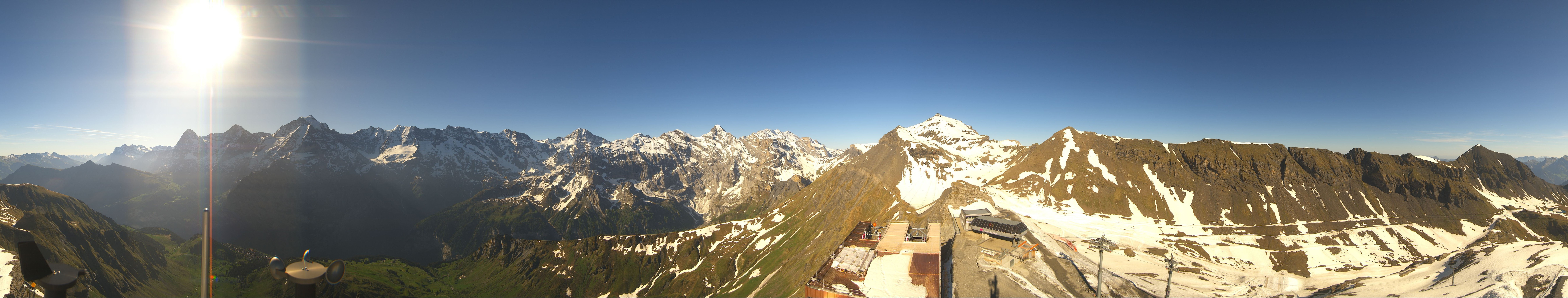 Archiv Foto Webcam Panoramacam Schilthorn Birg
