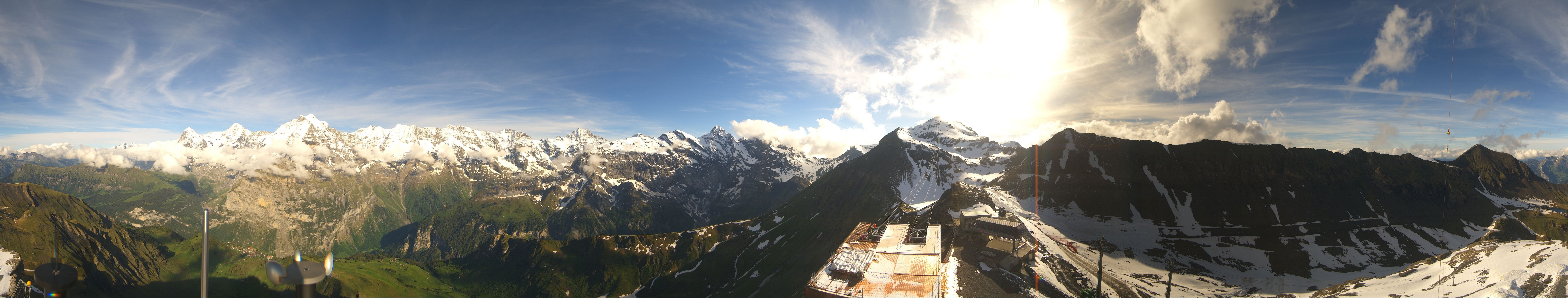 Archiv Foto Webcam Panoramacam Schilthorn Birg