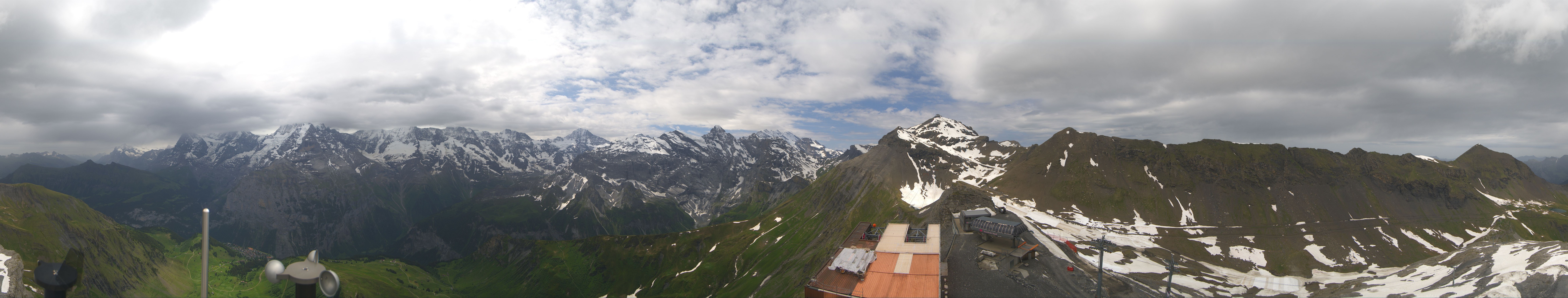 Archiv Foto Webcam Panoramacam Schilthorn Birg