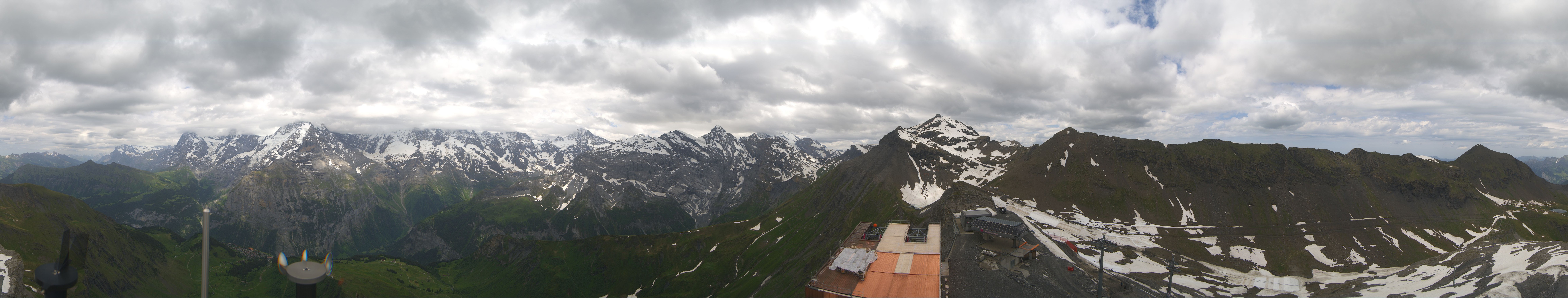 Archiv Foto Webcam Panoramacam Schilthorn Birg