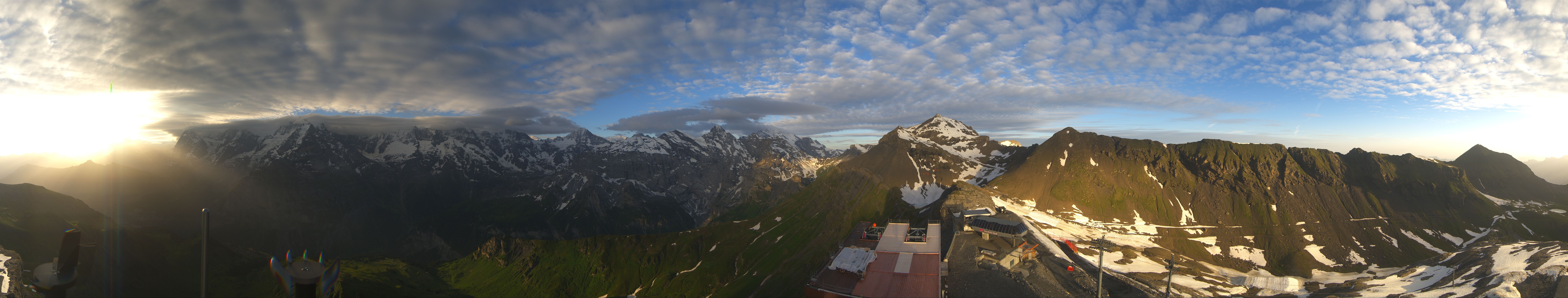 Archiv Foto Webcam Panoramacam Schilthorn Birg