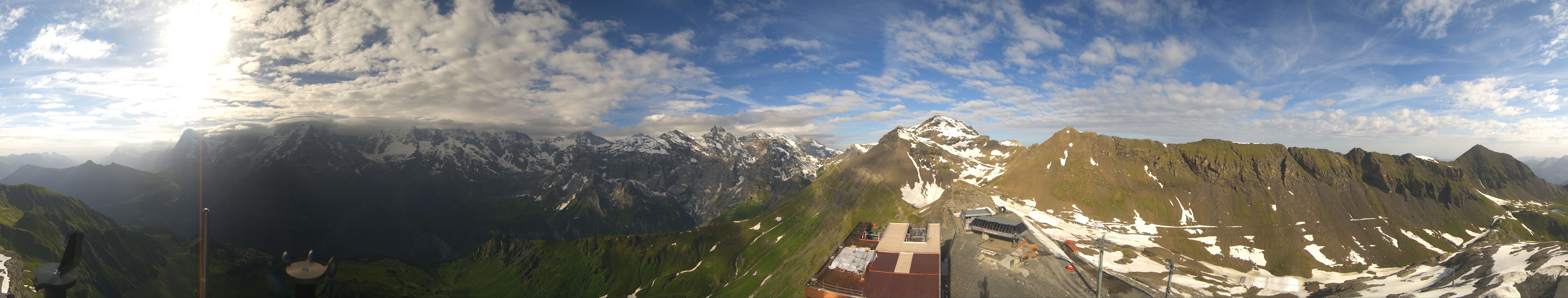 Archiv Foto Webcam Panoramacam Schilthorn Birg