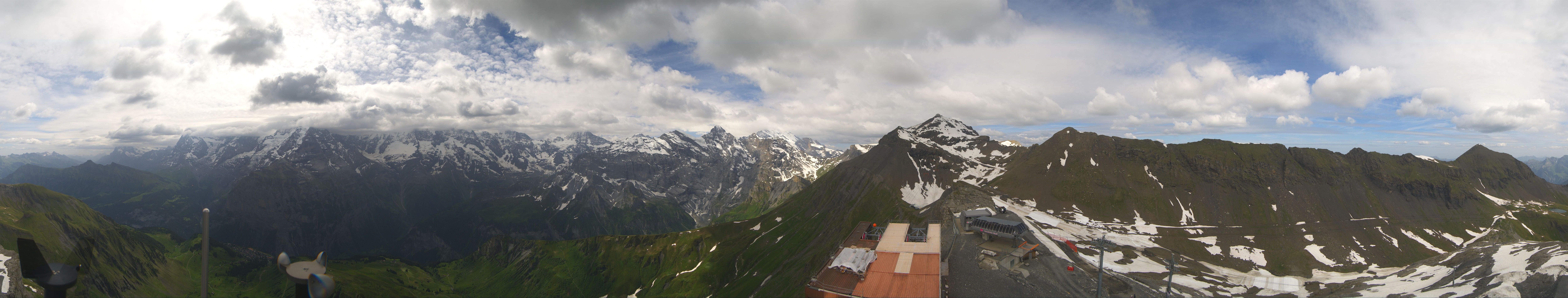 Archiv Foto Webcam Panoramacam Schilthorn Birg