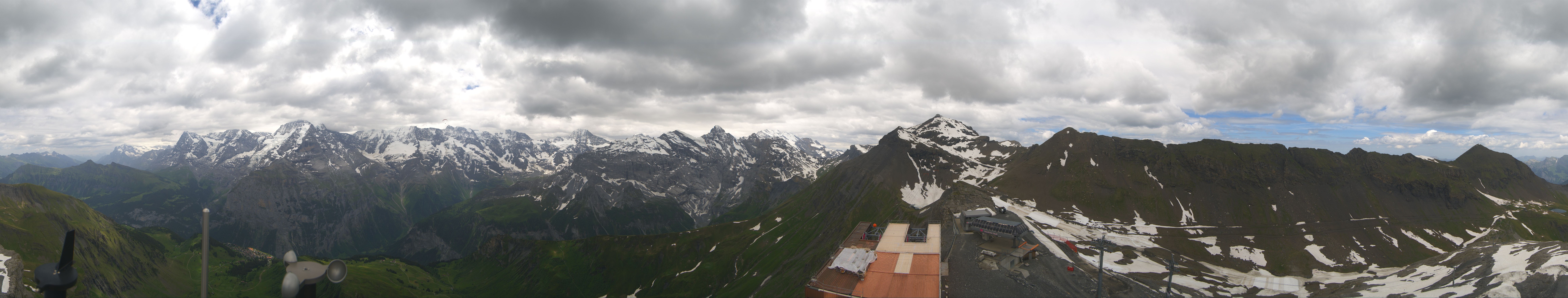 Archiv Foto Webcam Panoramacam Schilthorn Birg