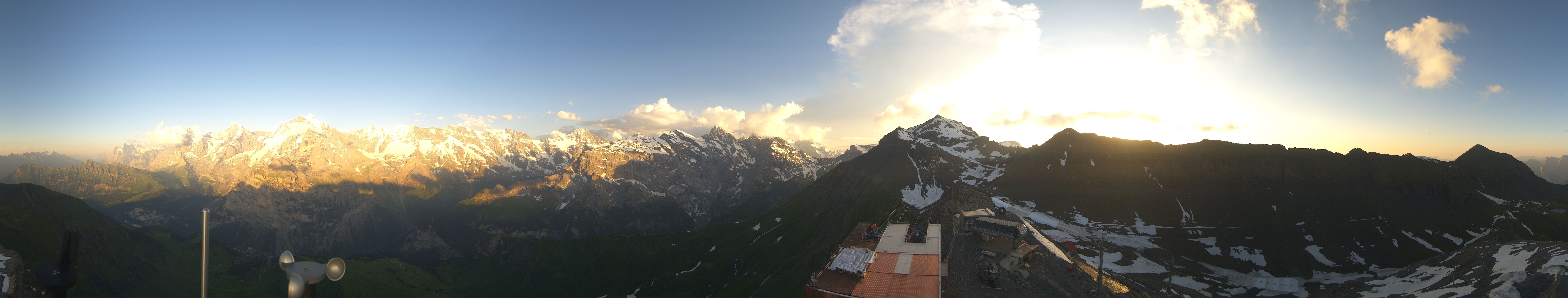 Archiv Foto Webcam Panoramacam Schilthorn Birg