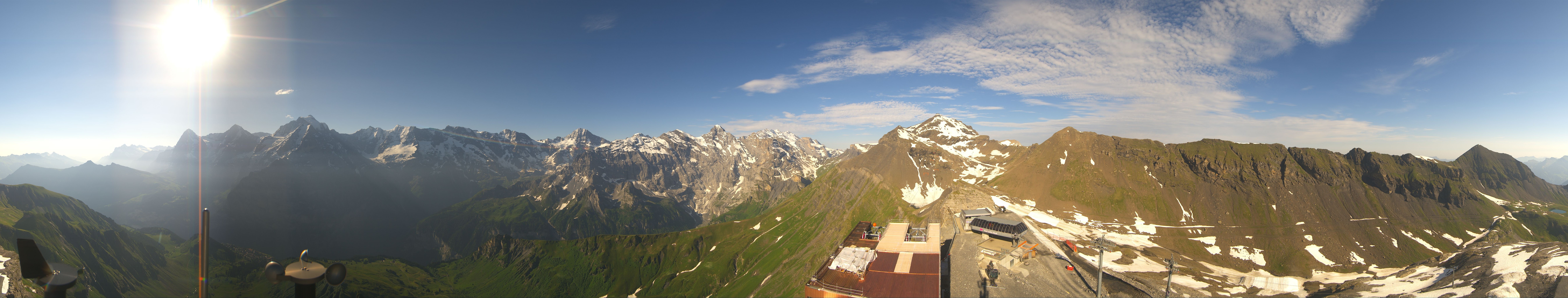 Archiv Foto Webcam Panoramacam Schilthorn Birg