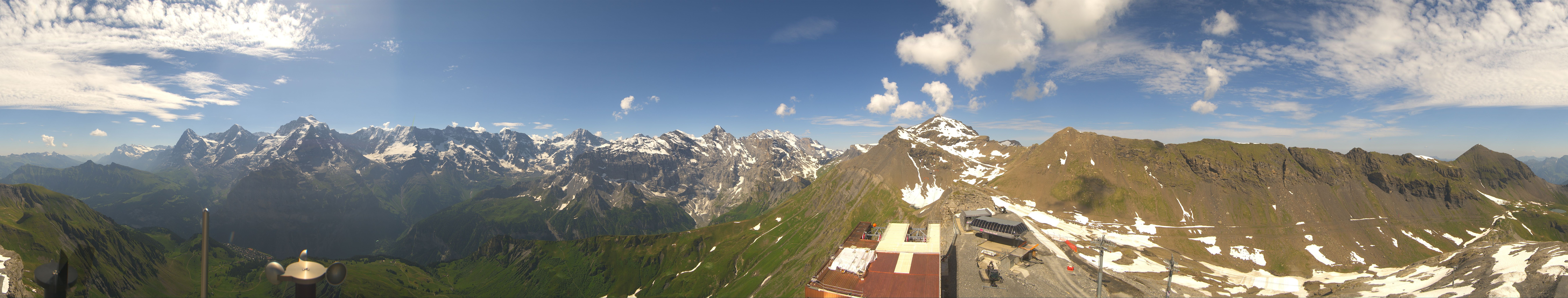 Archiv Foto Webcam Panoramacam Schilthorn Birg