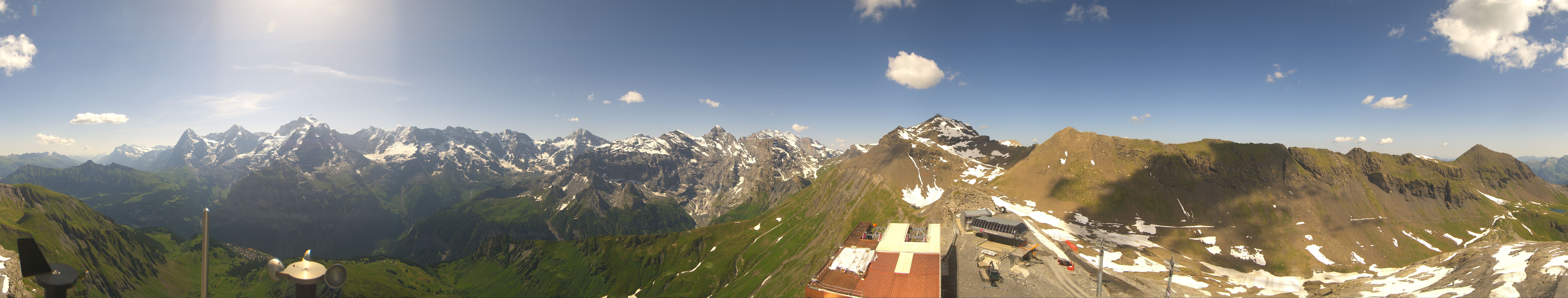 Archiv Foto Webcam Panoramacam Schilthorn Birg
