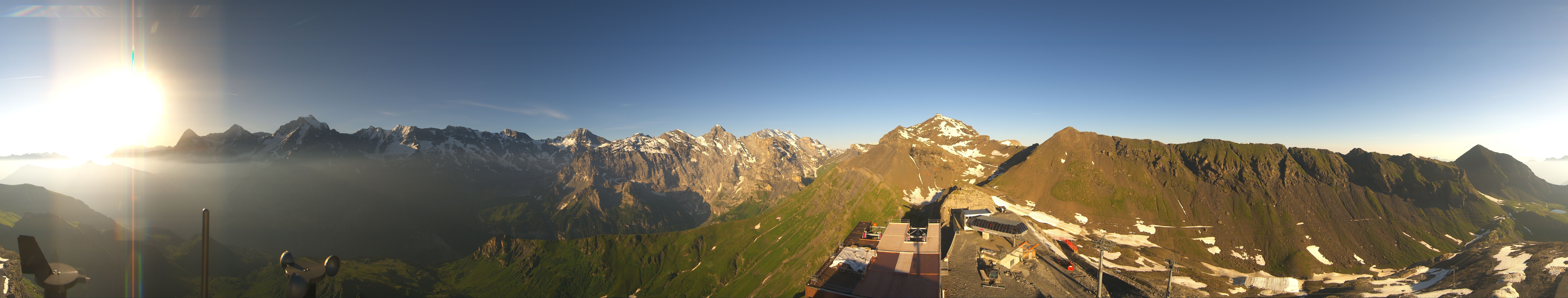 Archiv Foto Webcam Panoramacam Schilthorn Birg