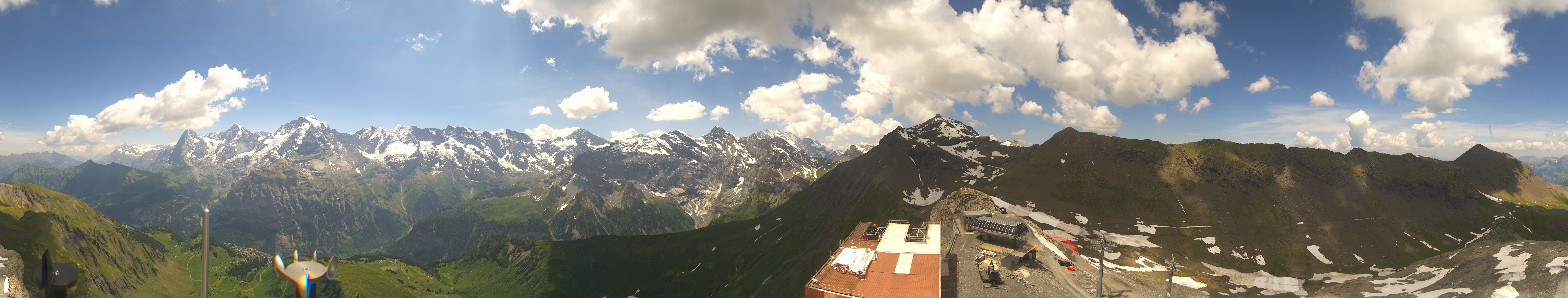 Archiv Foto Webcam Panoramacam Schilthorn Birg