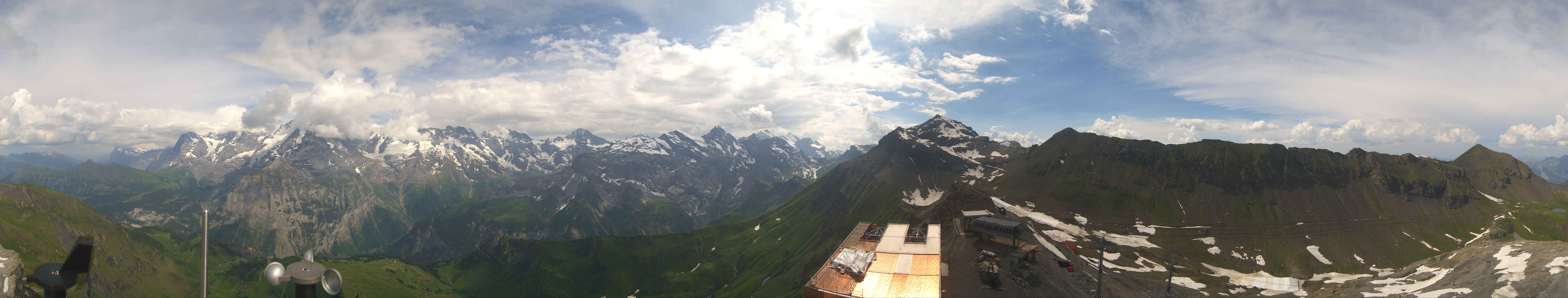 Archiv Foto Webcam Panoramacam Schilthorn Birg