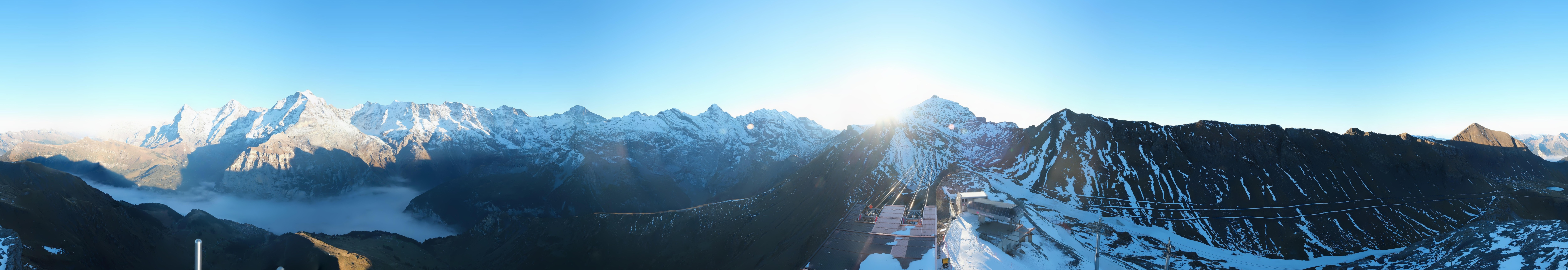 Archiv Foto Webcam Panoramacam Schilthorn Birg