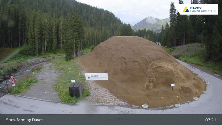 Archived image Webcam Davos: Cross country, Flüelatal