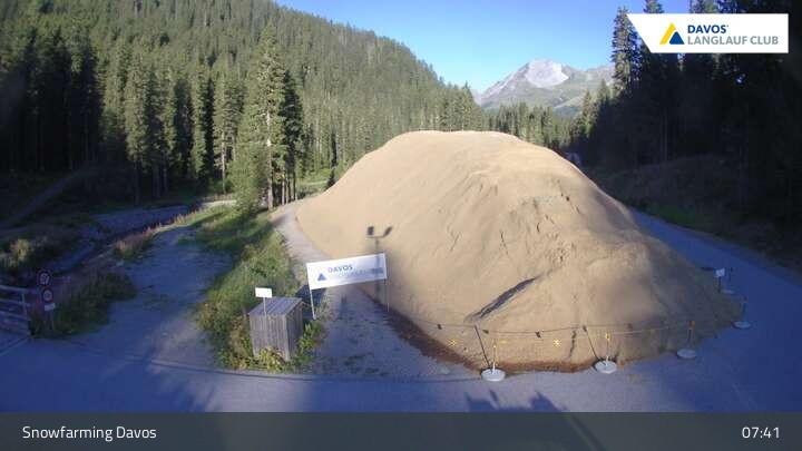 Archiv Foto Webcam Davos - Flüelatal