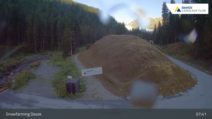 Archiv Foto Webcam Davos - Flüelatal