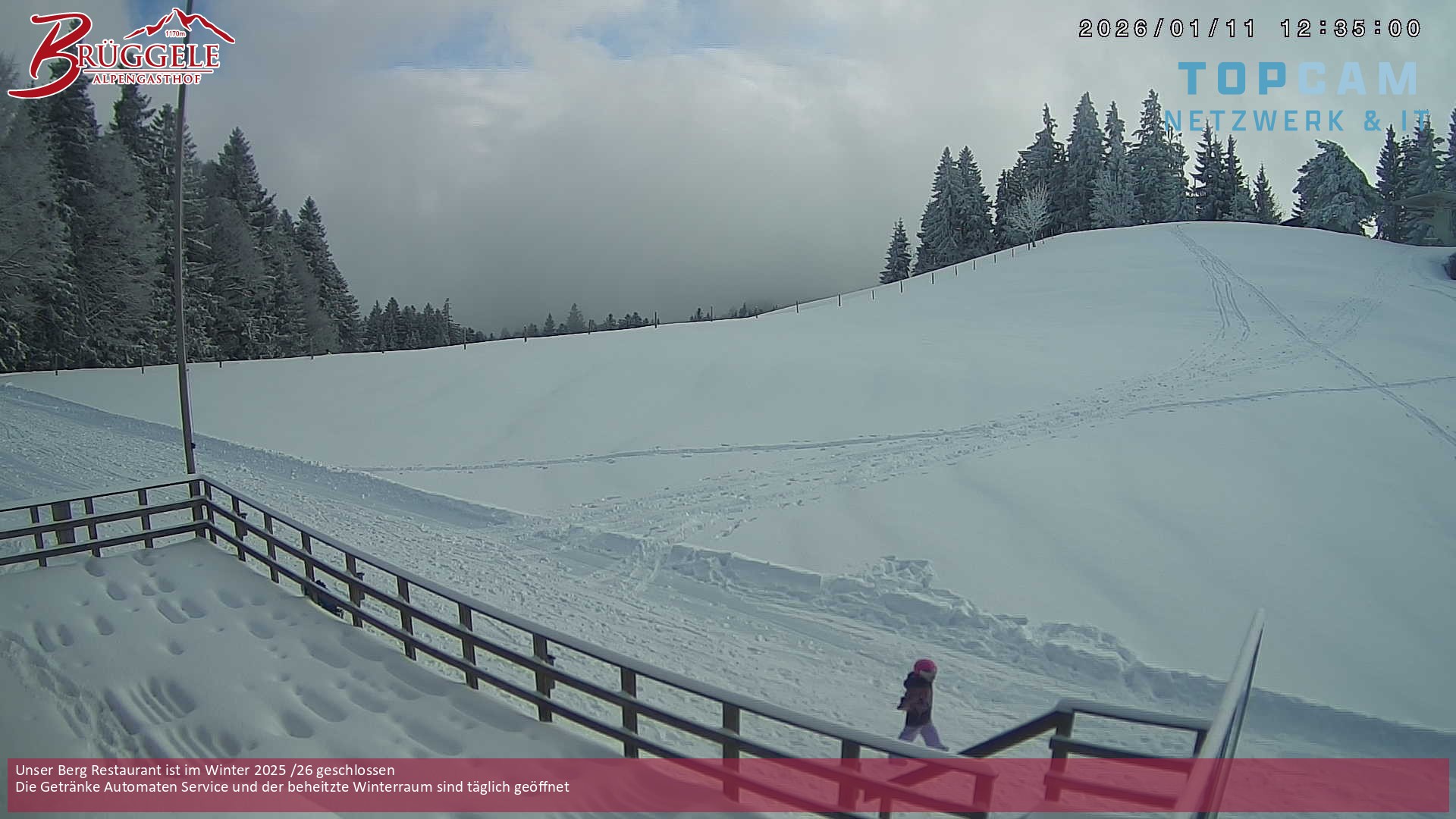 Archiv Foto Webcam Alberschwende, Alpengasthof Brüggele