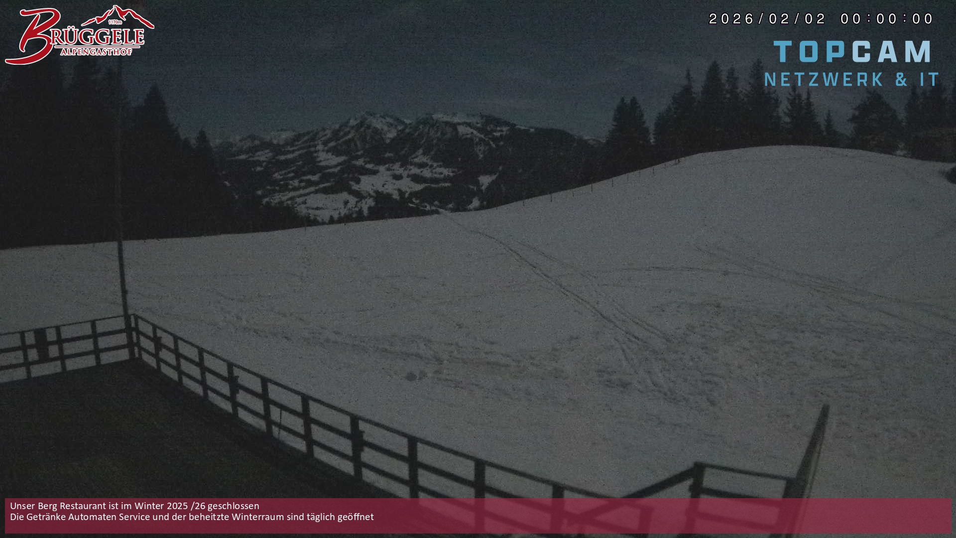 Archiv Foto Webcam Alberschwende, Alpengasthof Brüggele