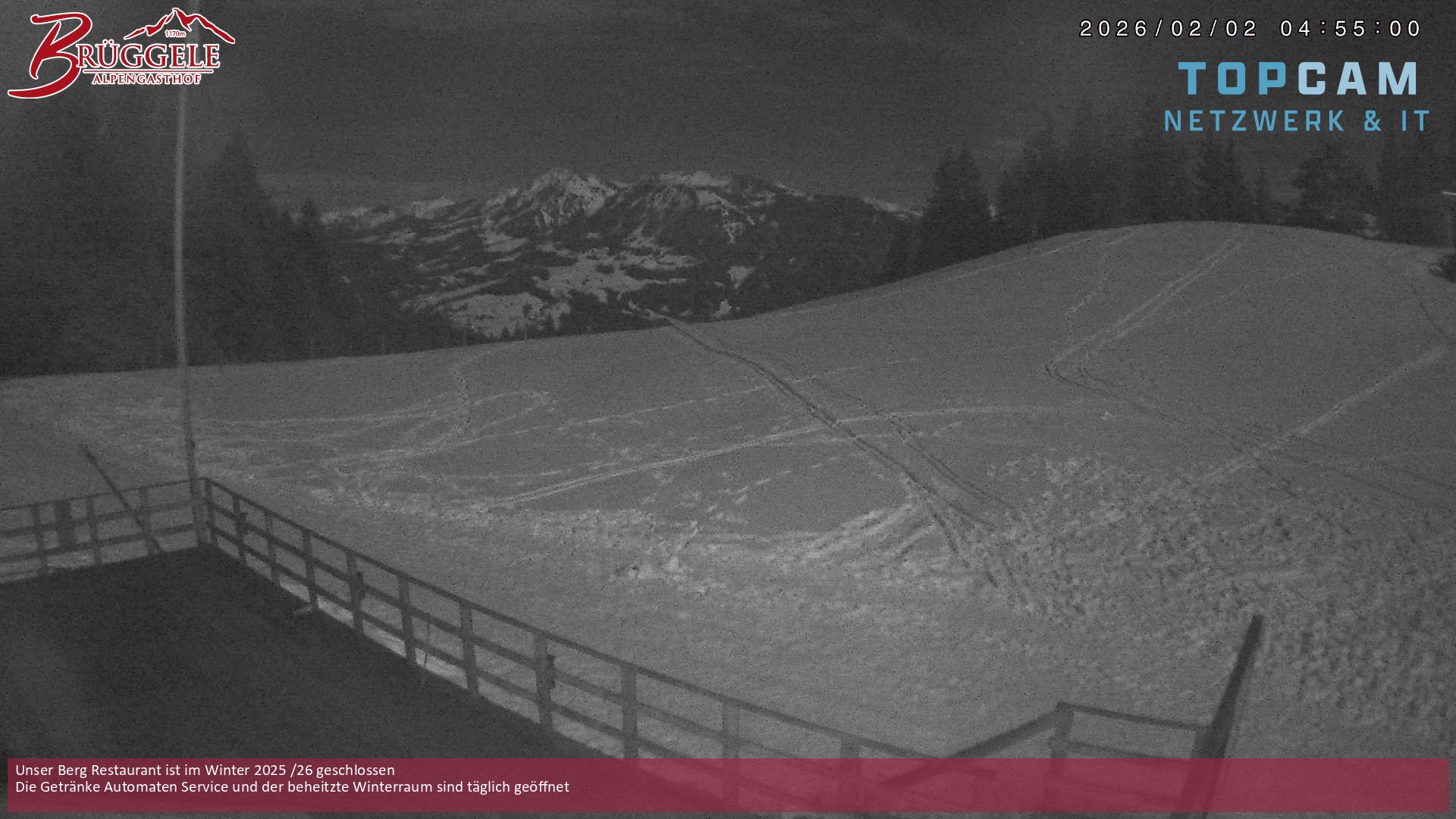 Archiv Foto Webcam Alberschwende, Alpengasthof Brüggele