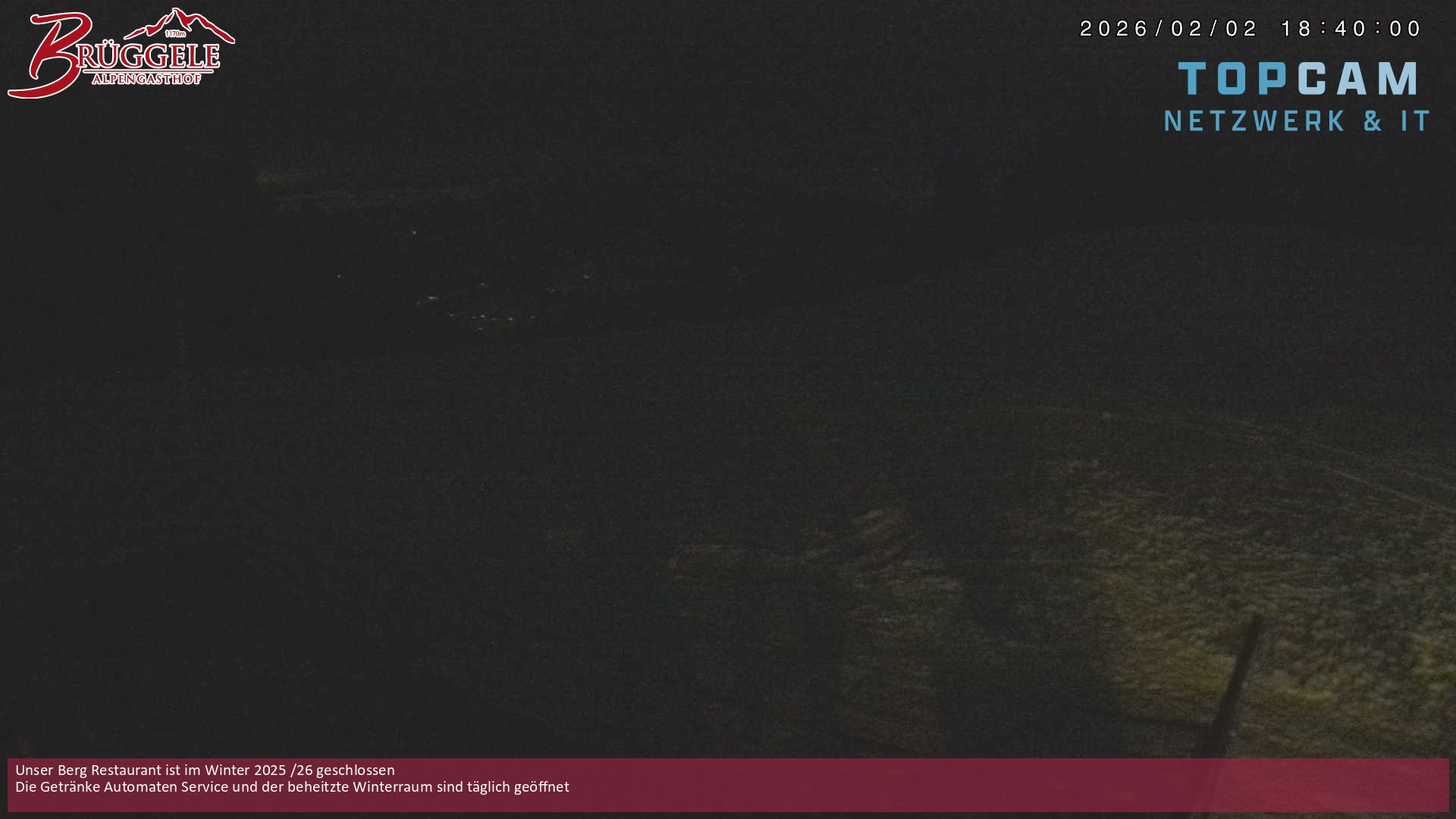 Archiv Foto Webcam Alberschwende, Alpengasthof Brüggele